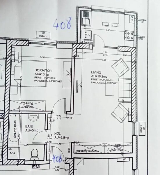 Militari Residence Apartament 2 camere Design Contemporan